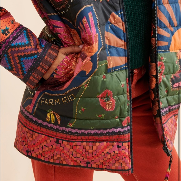 Crazy Mix Farm Rio Puffer Coat - Picture 6 of 10